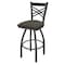 Holland Bar Stool Co 30" Swivel Bar Stool, Pewter Finish, Graph Chalice Seat 82030PW019 - alternate 1